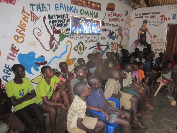 Chrysalis garage wall & meeting